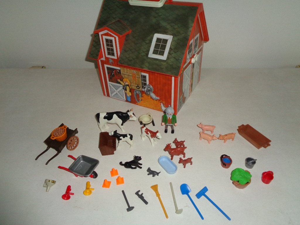 Playmobil Boerderij met Dieren en Accessoires, Kinderen en Baby's, Ophalen of Verzenden, Zo goed als nieuw, Complete set