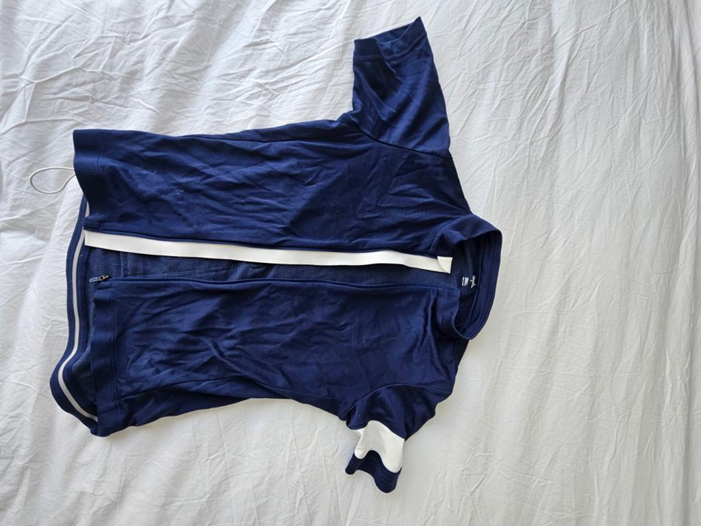 Rapha fietsshirt - Maat S - Donkerblauw, Blauw, Rapha, Ophalen of Verzenden, Hardlopen of Fietsen