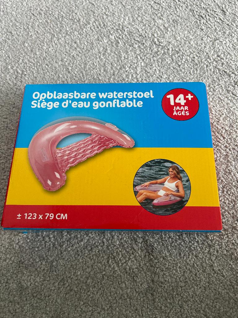Opblaasbaar waterstoel nieuw, Ophalen of Verzenden, Nieuw