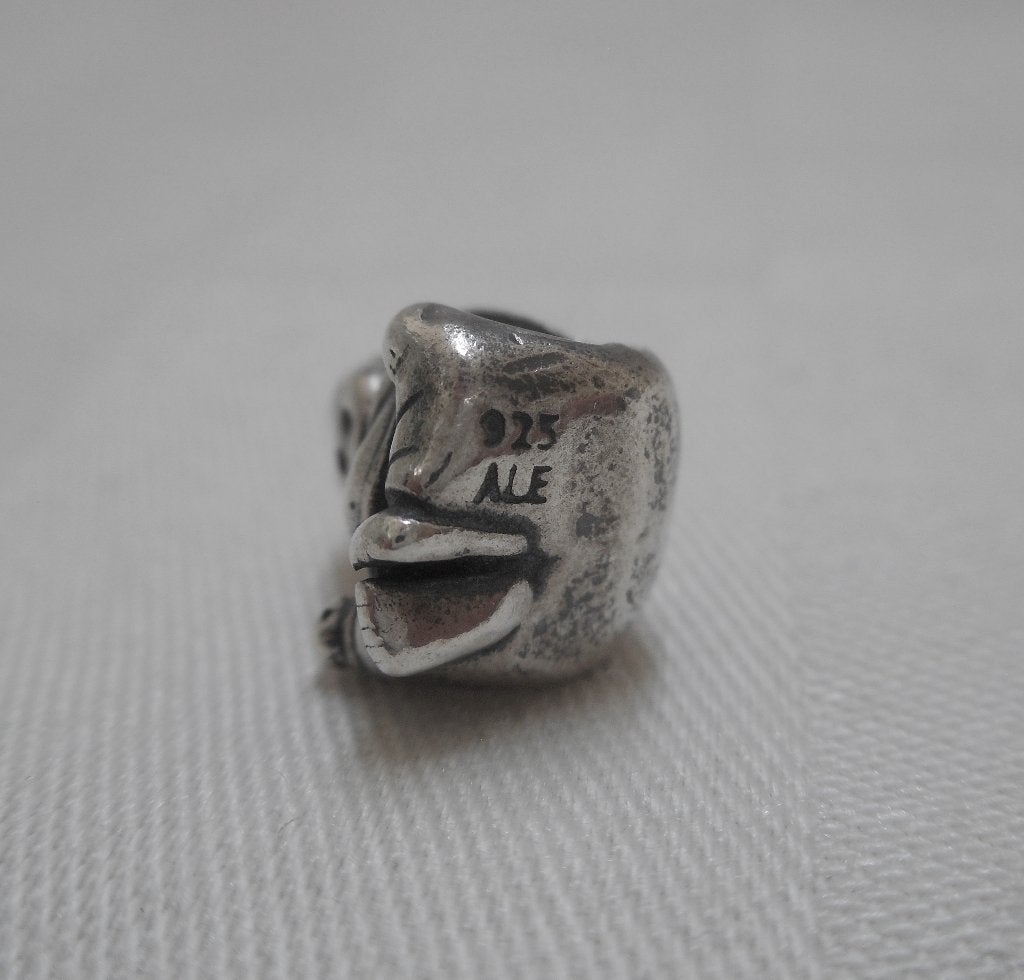 Zilveren Pandora bedel Boeddha nr.1634, Sieraden, Tassen en Uiterlijk, Verzenden, Pandora, Zo goed als nieuw, 1 bedel