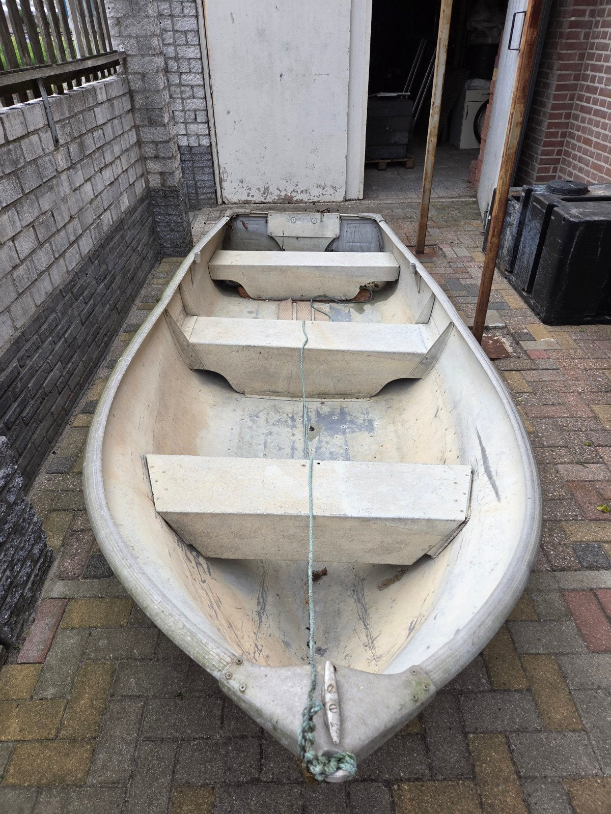 Aluminium boot - 370 cm x 137 cm, Watersport en Boten, Ophalen, Gebruikt, Aluminium