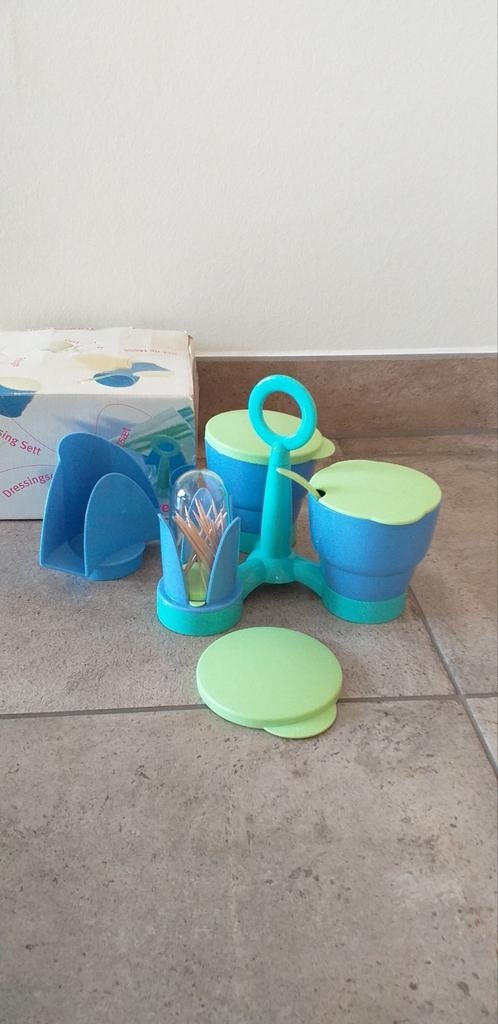 Tupperware trendy tafelcarrousel, party tafeltrio, preludio, Huis en Inrichting, Keuken | Tupperware, Ophalen of Verzenden, Nieuw