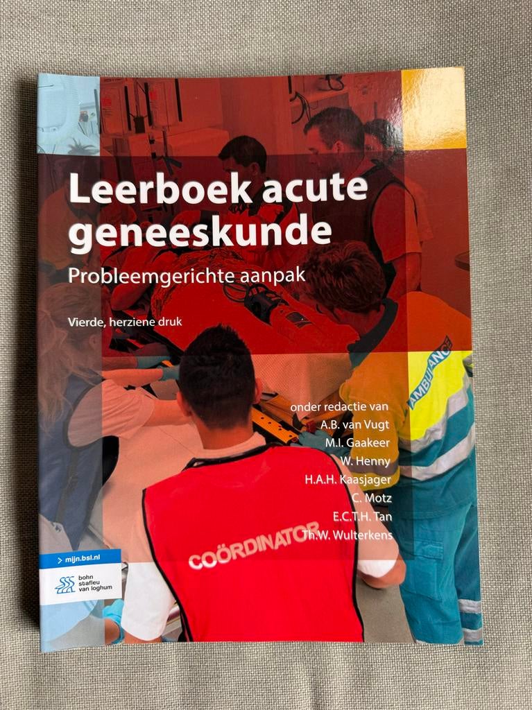 Leerboek acute geneeskunde - Probleemgerichte aanpak, Boeken, Ophalen of Verzenden, Beta, Zo goed als nieuw, HBO