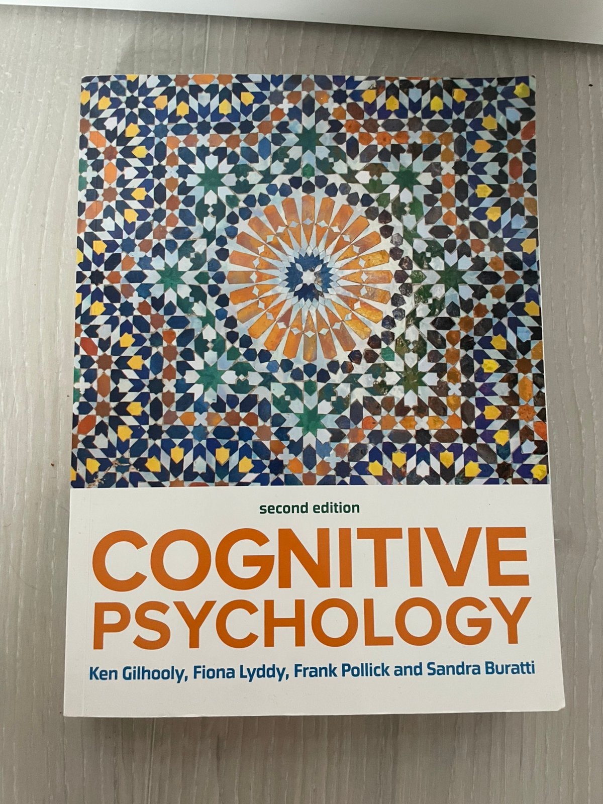 Cognitive Psychology Second Edition, Ophalen of Verzenden, Zo goed als nieuw, Natuurwetenschap