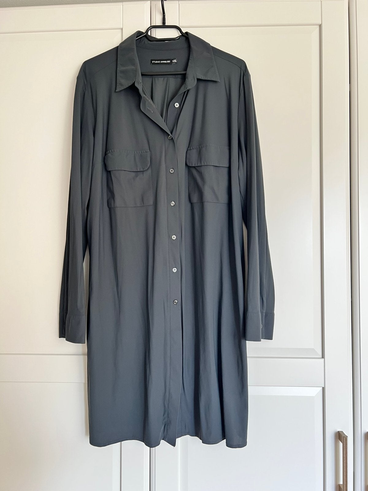 Studio anneloes woopy blouse tuniek XXL dark grey, Kleding | Dames, Maat 46/48 (XL) of groter, Ophalen of Verzenden, Zo goed als nieuw