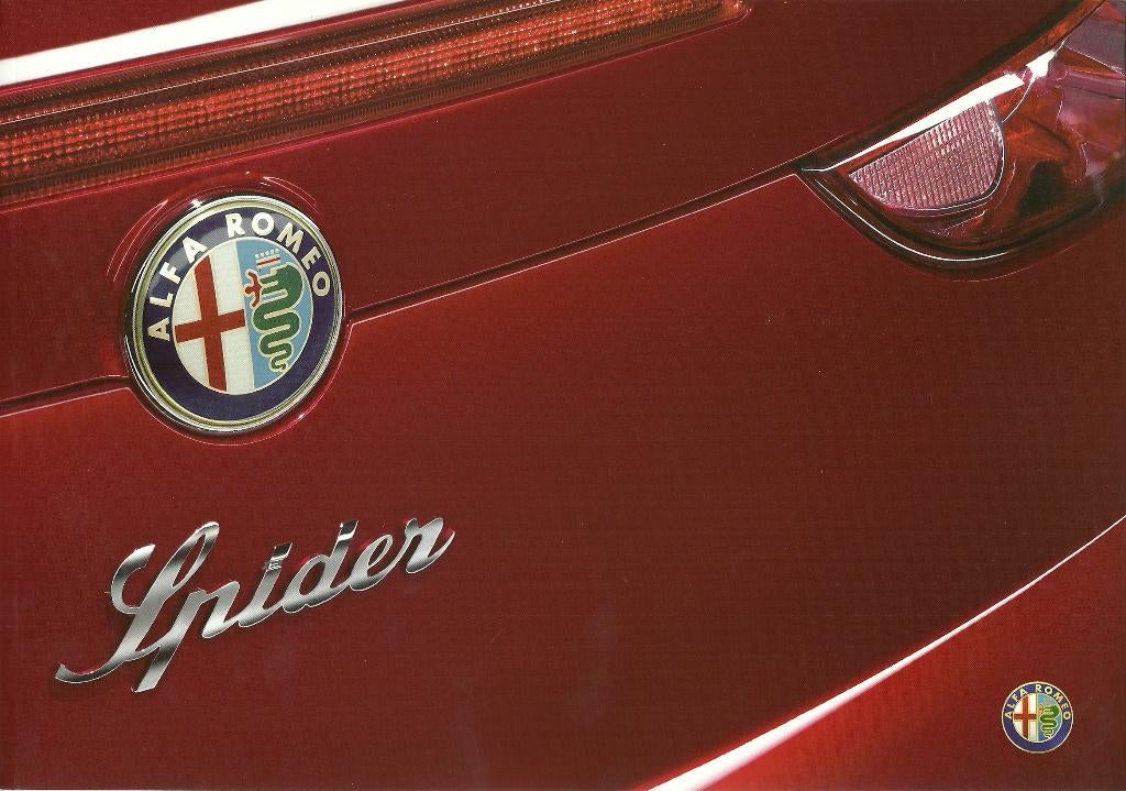 Alfa Romeo Spider folder, Ophalen of Verzenden, Zo goed als nieuw, Alfa Romeo