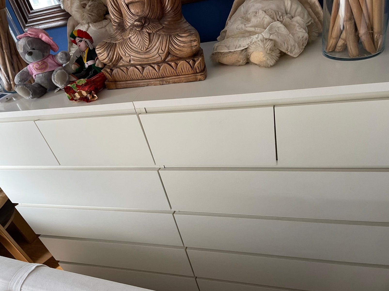 2 witte kasten met laden, Huis en Inrichting, Ophalen, 5 laden of meer, 50 tot 100 cm, Zo goed als nieuw