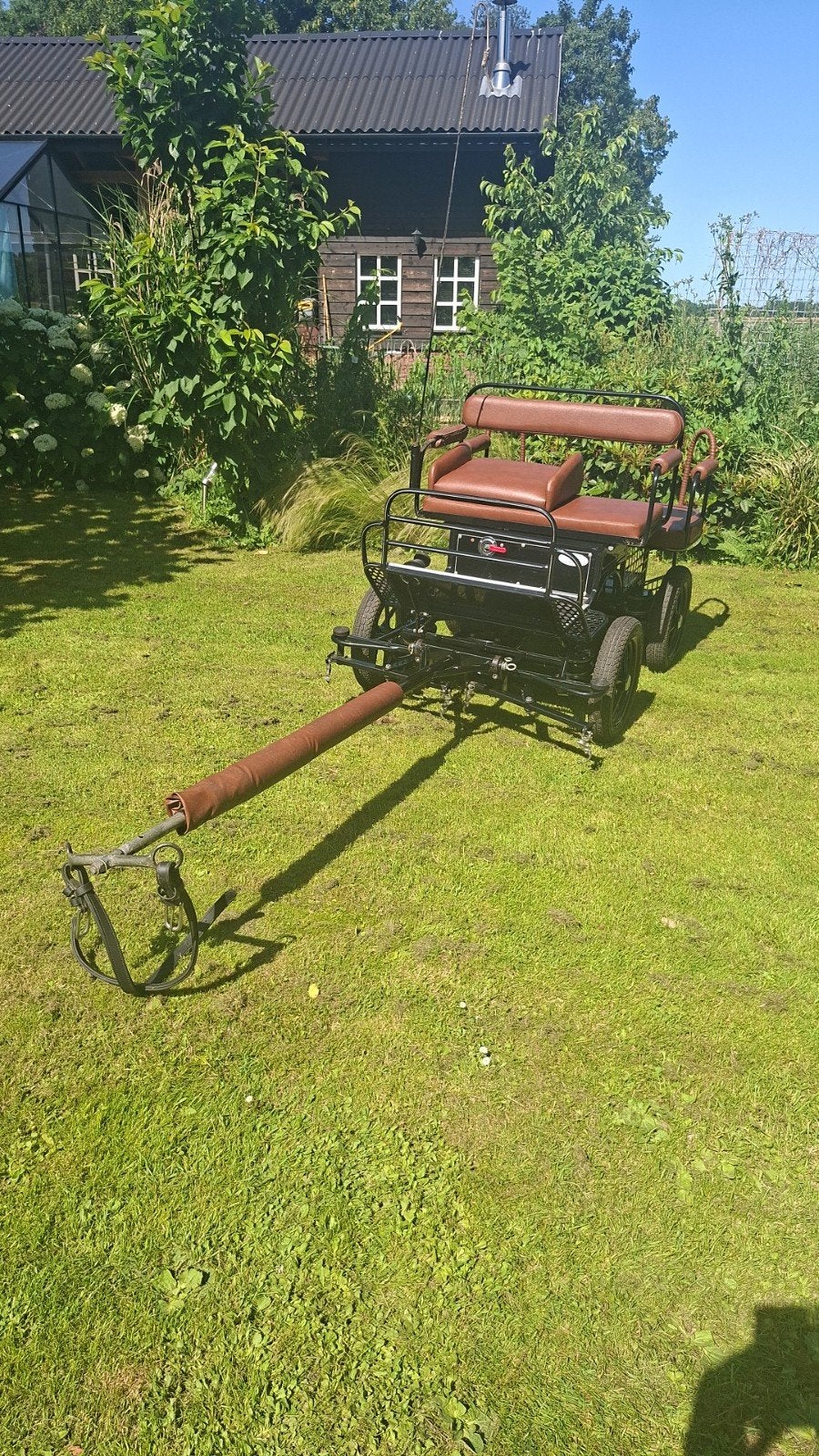 tjeu van de meulengraaf wagen.  voor de mini tot 1 meter., Dieren en Toebehoren, Rijtuigen en Koetsen, Zo goed als nieuw