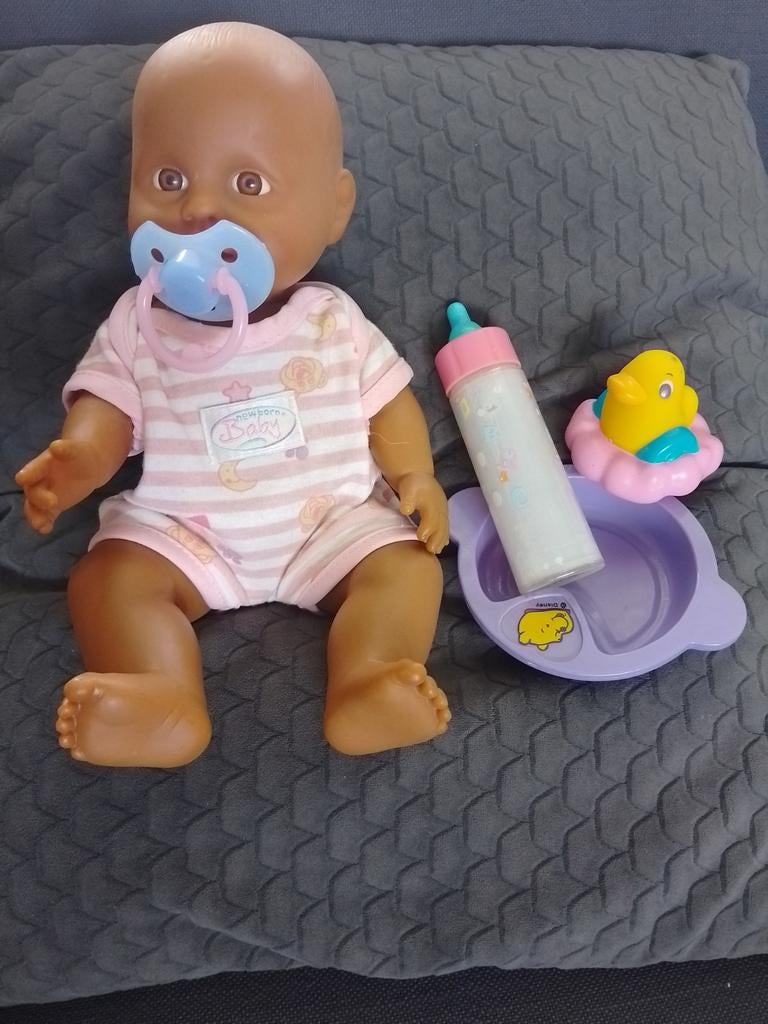 Leuke baby pop 30 cm, Ophalen of Verzenden, Babypop