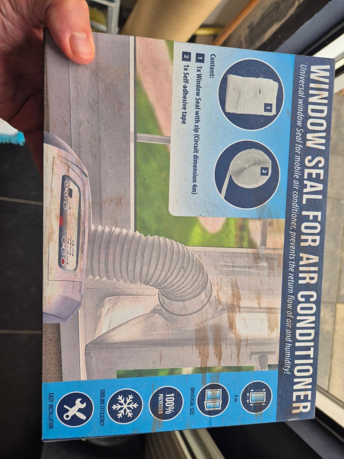 Universele raamafdichting voor mobiele airconditioner (4m), Ophalen of Verzenden