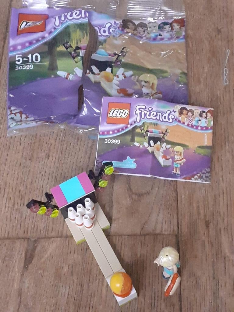 LEGO Friends 30399 Pretpark bowlen, Ophalen of Verzenden, Zo goed als nieuw, Complete set, Lego