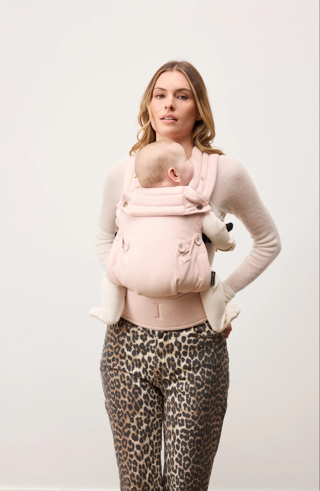 Portier Draagzak Roze - Ergonomisch en Comfortabel, Buik of Rug, Nieuw, Draagzak, Ophalen