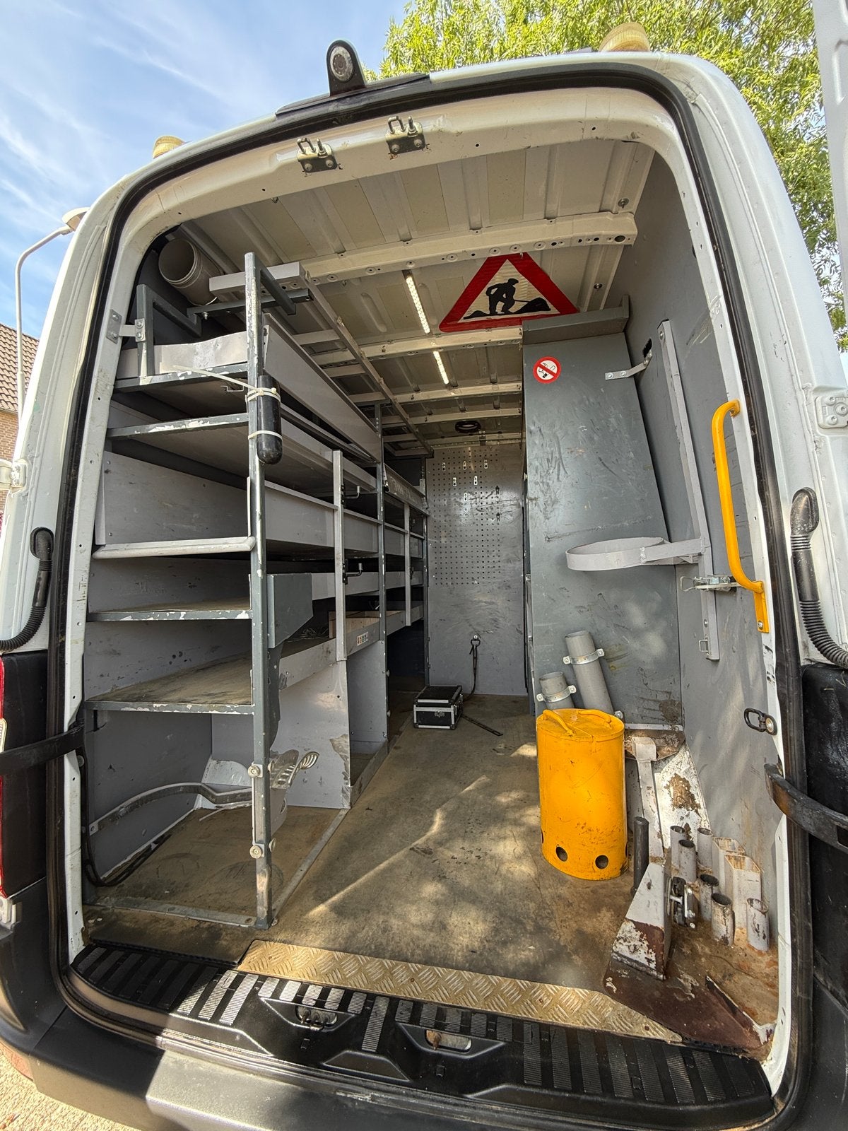 Complete bedrijfswageninrichting Mercedes Sprinter L2H2, Ophalen, Gebruikt