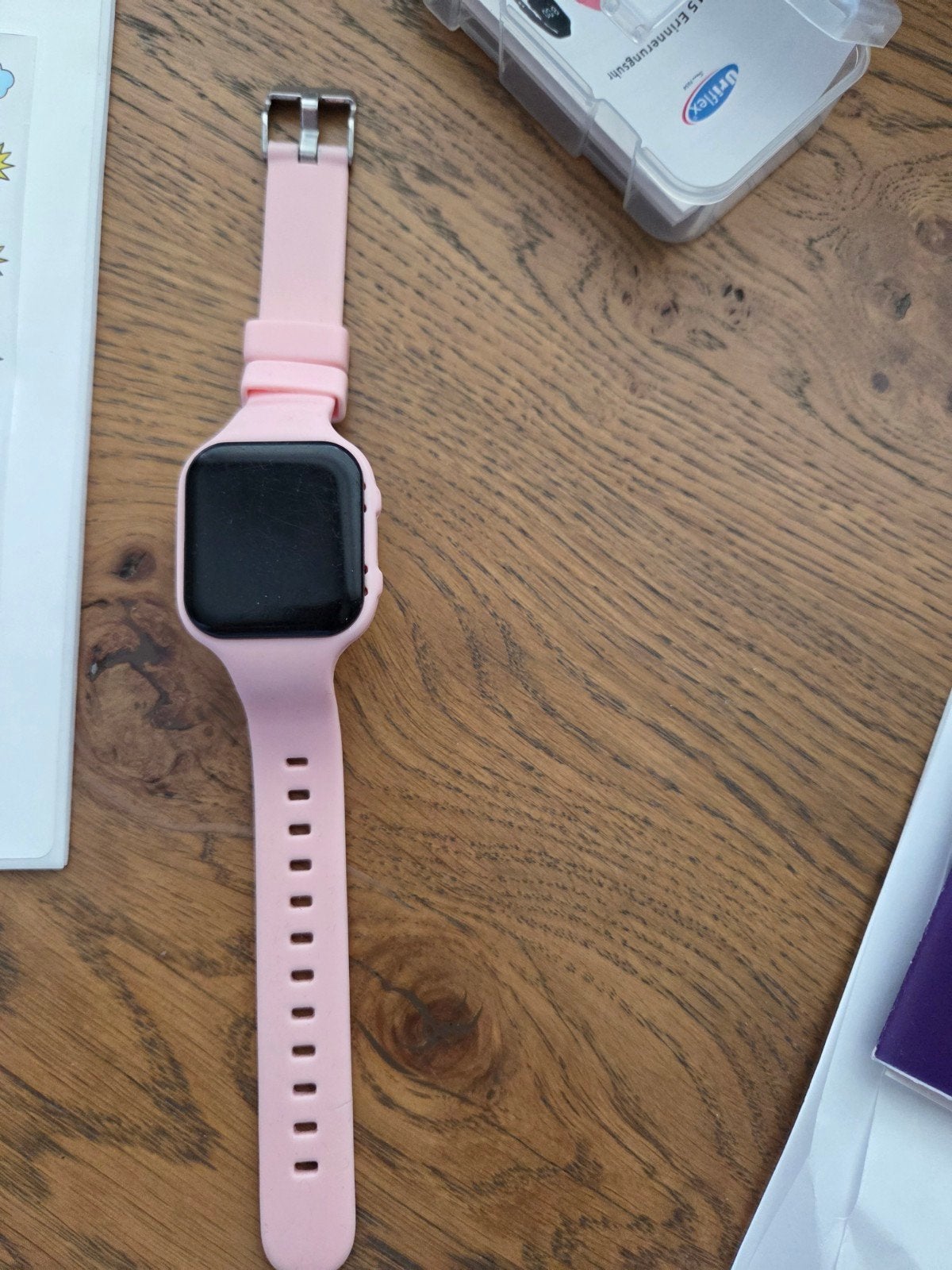 Uriflex R15 Plas- en Medicijnalarm Horloge Roze, Ophalen, Gebruikt