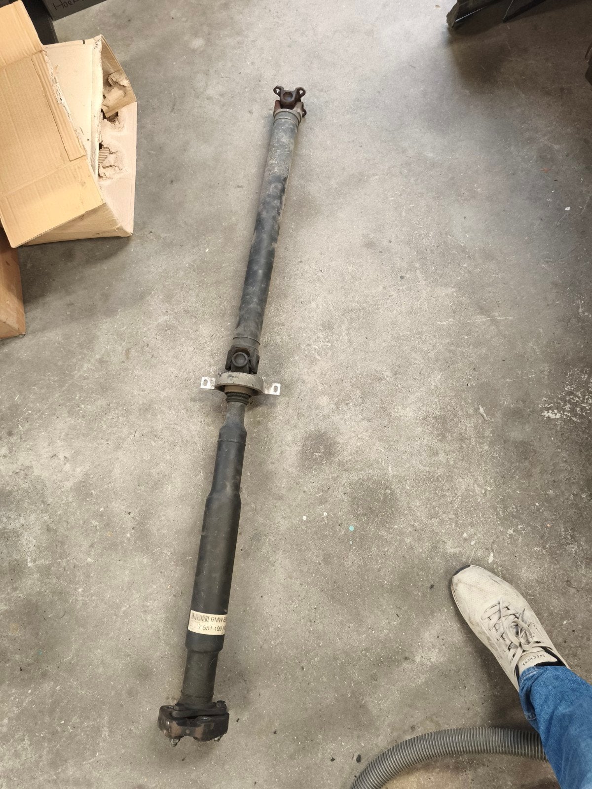 Tussenas cardanas BMW E90 E91 7551199 tussen as aandrijf N53, Auto-onderdelen, Ophalen, B, W, BMW