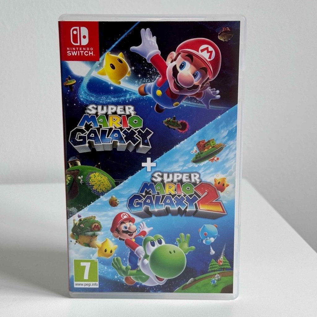 Super Mario Galaxy + Super Mario Galaxy 2, Spelcomputers en Games, Avontuur en Actie, 2 spelers, Ophalen of Verzenden, Zo goed als nieuw