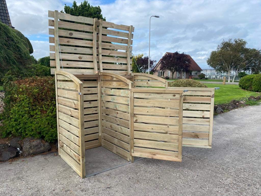 Houten kliko ombouw - strakke look, Ophalen of Verzenden, Nieuw, Hout, Containerberging