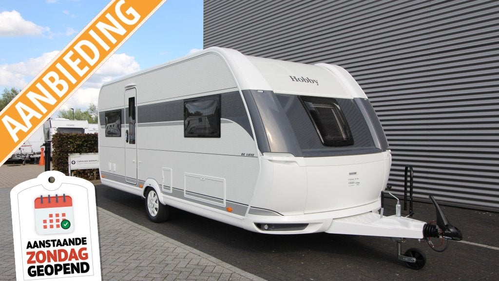 Hobby De Luxe 540 UL, Caravans en Kamperen, Rondzit, Hobby, Bedrijf, 6 tot 7 meter