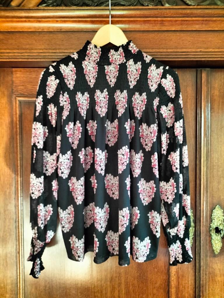 mooie blouse van Fabienne Chapot maat M, Zwart, Zo goed als nieuw, Fabienne Chapot, Ophalen