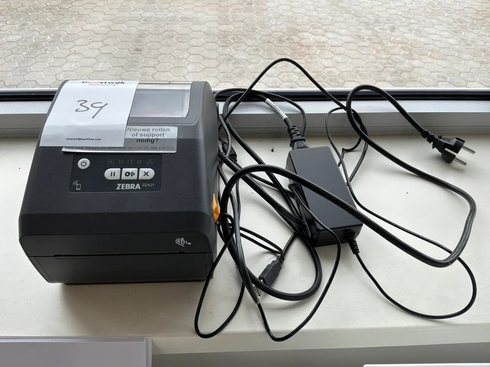Zd421 labelprinter (ethernet), Computers en Software, Ophalen of Verzenden, Zo goed als nieuw