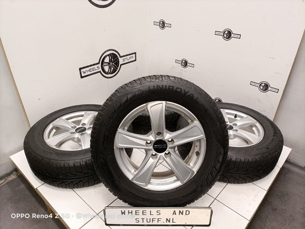 Oxxo lichtmetaal velgen 16 winterbanden 5x112 Tiguan Q3, Ophalen, Gebruikt, 16 inch, Banden en Velgen