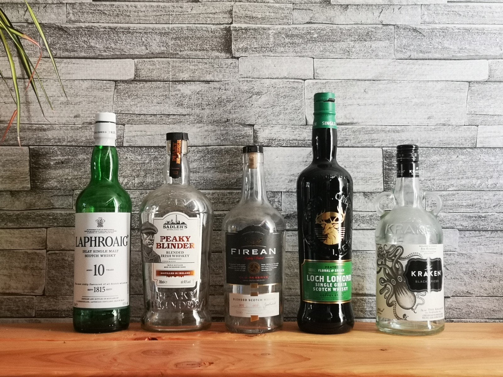 Lege whisky flessen voor decoratie, Ophalen, Meerkleurig, Overige stijlen, Zo goed als nieuw