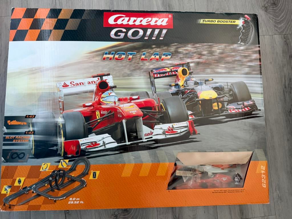 Carrera Go!!! Hot Lap Turbo Booster F1 racebaan, Ophalen, Carrera, Met looping, Elektrisch