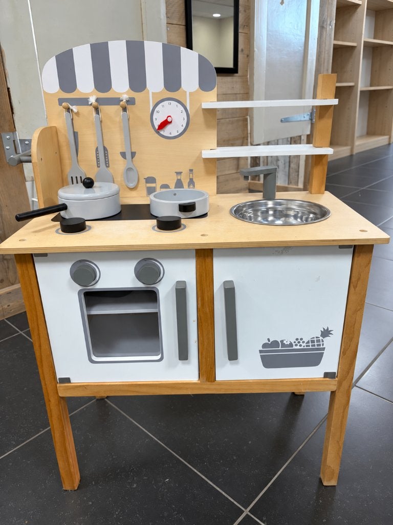 Kinder speelkeuken, Kinderen en Baby's, Ophalen, Gebruikt, Hout, Speelkeuken