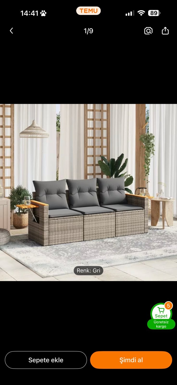 Garden Sofa, Tuin en Terras, Ophalen of Verzenden, Zo goed als nieuw, Hout