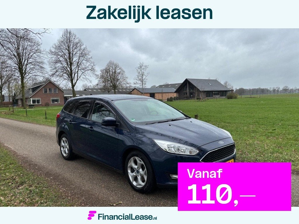 Ford Focus Wagon 1.5 TDCI Titanium | ex bpm |, Gebruikt, 4 cilinders, Blauw, Origineel Nederlands