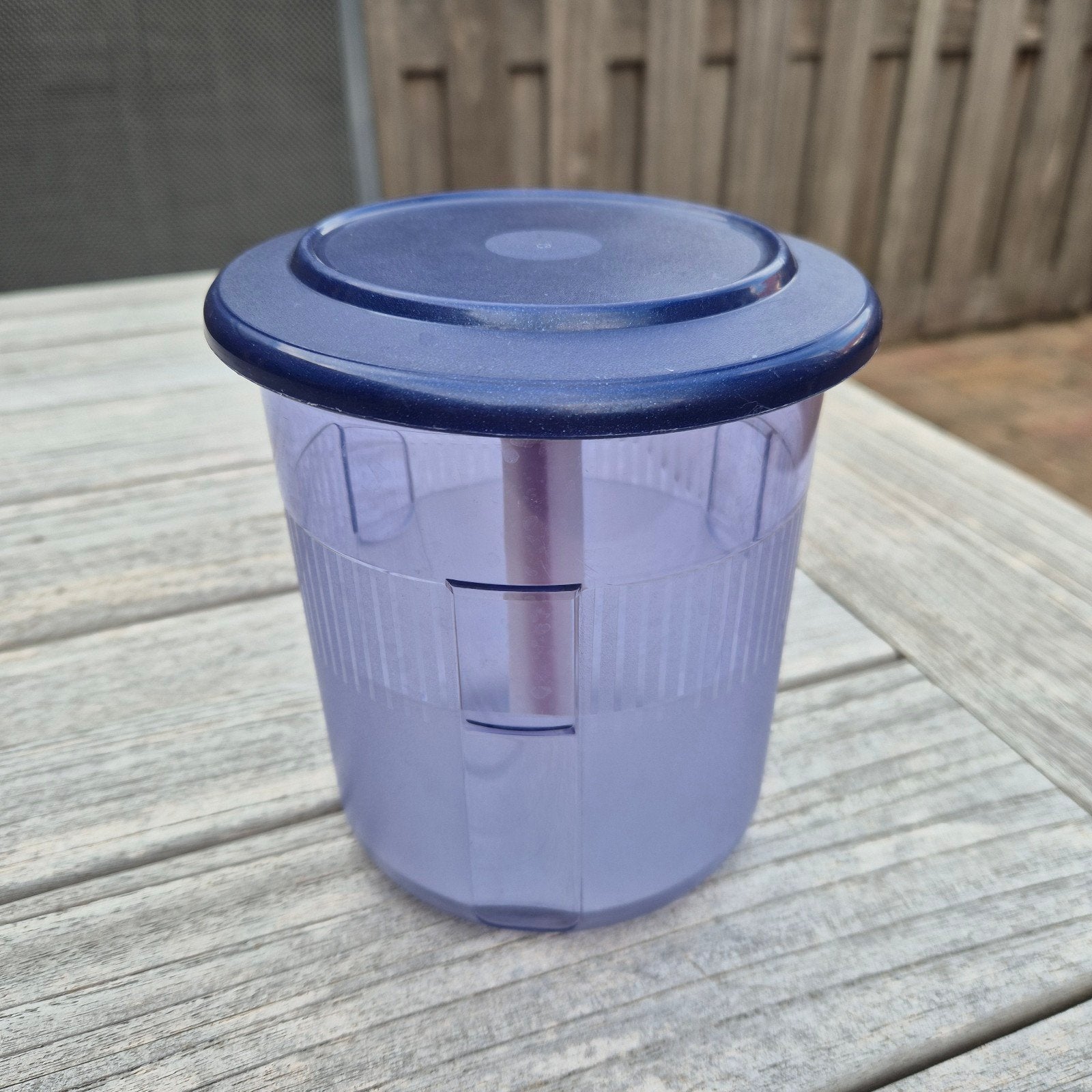 Tupperware Zuurpot / Augurkenpot - Zeer Netjes, Zuurpot, Blauw, Ophalen of Verzenden, Zo goed als nieuw