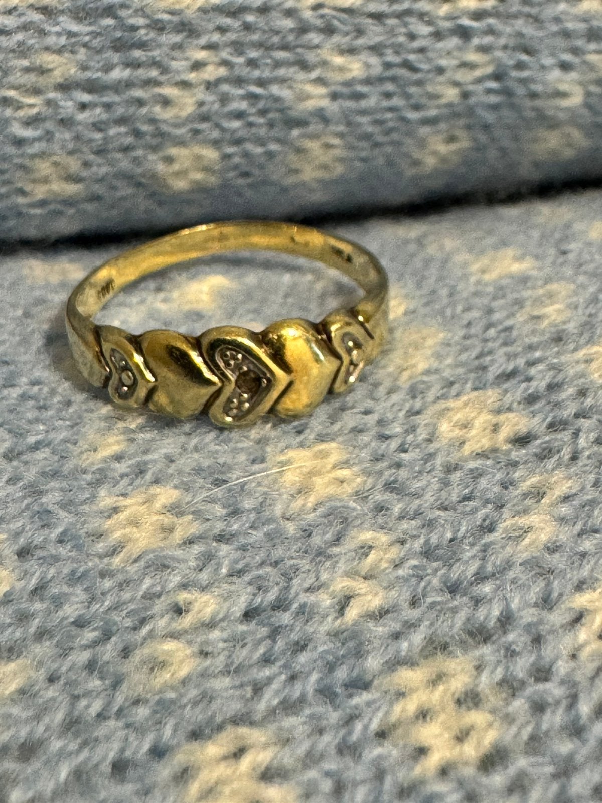 14 karaat gouden ring met diamantje, Ophalen of Verzenden, Dame, Goud, Kleiner dan 17