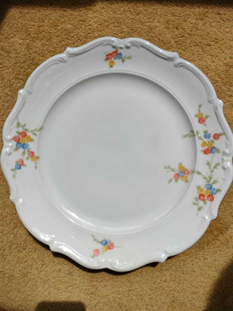 Groot bord.Carl Tielsch- Altwasser jaren 30/40, Antiek en Kunst, Ophalen of Verzenden