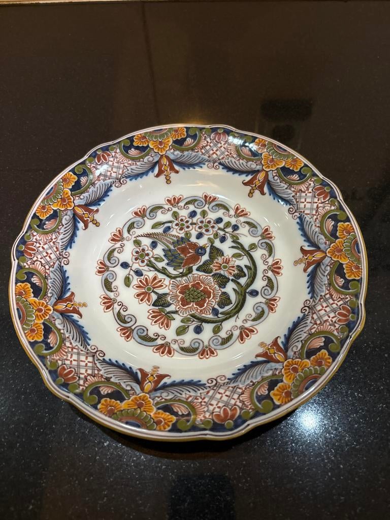 Makkum aardewerk handgeschilderd Phillips herdenkingsbord, Antiek en Kunst, Antiek | Keramiek en Aardewerk, Ophalen of Verzenden
