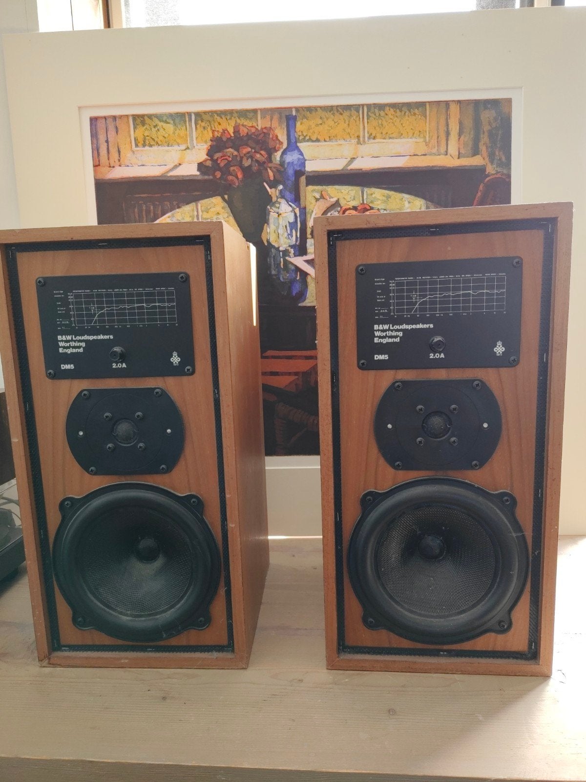 B&W DM5 Luidsprekers uit de jaren '70 - Vintage Geluid, Audio, Tv en Foto, Luidsprekers, Gebruikt, Ophalen of Verzenden, Bowers & Wilkins (B&W)