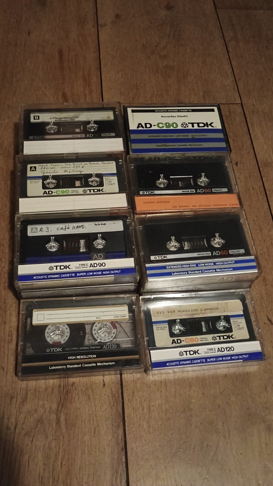 Krat met 184 cassettes, Ophalen of Verzenden, Gebruikt, Overige genres, 2 t/m 25 bandjes