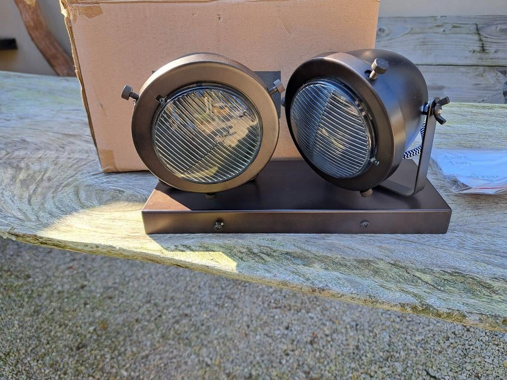 Nieuwe Lumidora plafondlamp - bronskleurig, Ophalen of Verzenden, Nieuw, Metaal, Modern