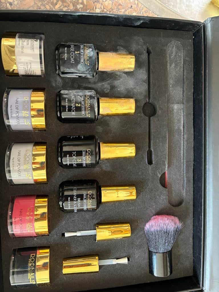 DOONAILS Professional Nail Dip System Set, Overige kleuren, Ophalen of Verzenden, Zo goed als nieuw, Handen en Nagels