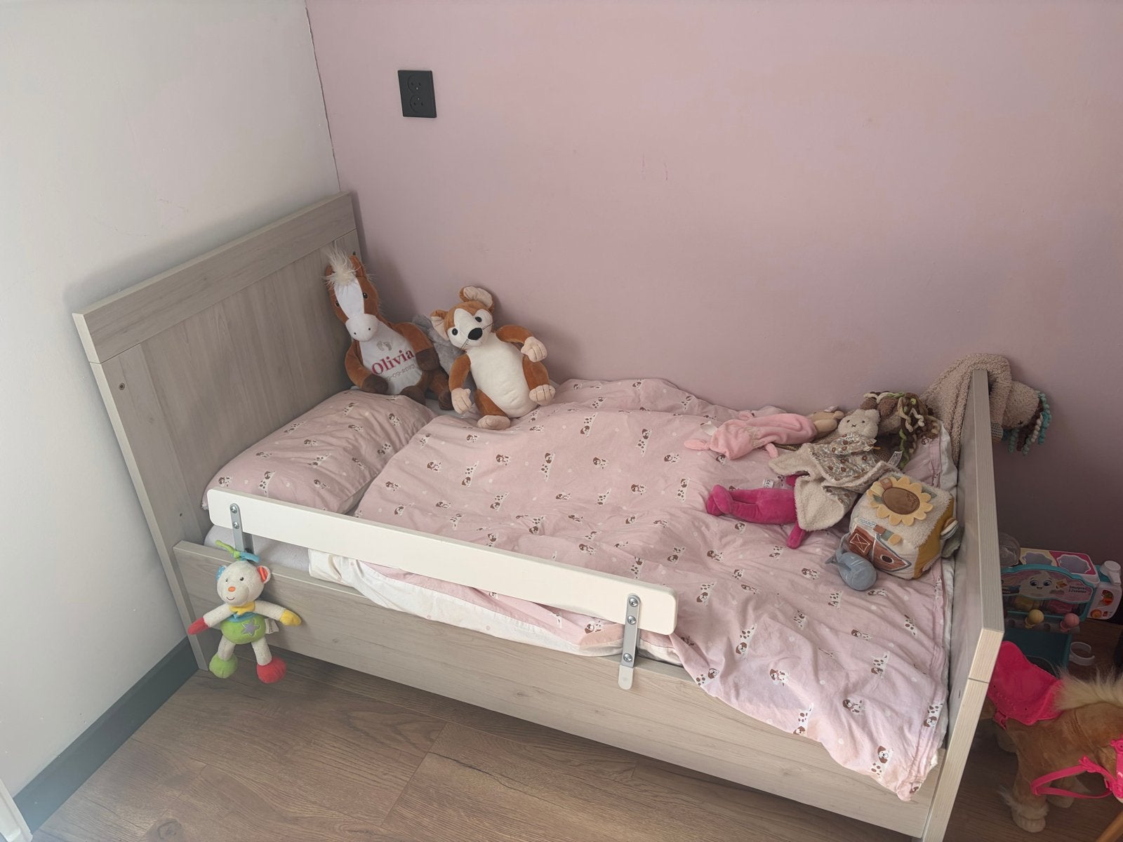 Complete babykamer set: Ledikant, commode, kledingkast, Ophalen, Gebruikt, Eenpersoons