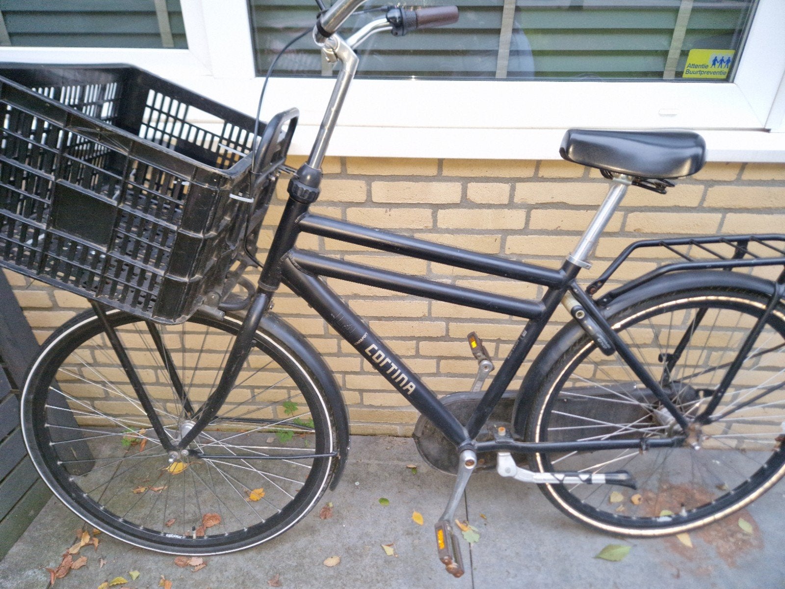 Cortina  schoolfiets 28 inch met mand 52cm framemaat, 56 cm of meer, Ophalen of Verzenden, Gebruikt, Overige merken