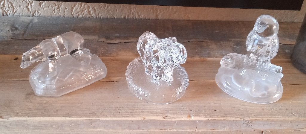 Glas Olifant Beer Uil, Ophalen of Verzenden, Zo goed als nieuw, Dier