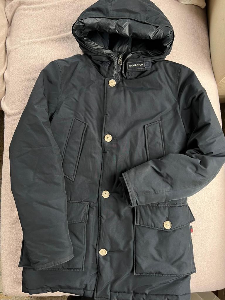 Woolrich Parka Unisex - Nieuwstaat, Ophalen of Verzenden, Zo goed als nieuw, Maat 46 (S) of kleiner, Zwart