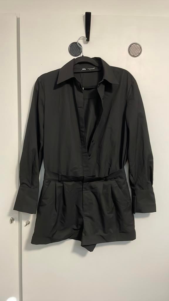 Zara jumpsuit korte broek S, Kleding | Dames, Ophalen of Verzenden, Zo goed als nieuw