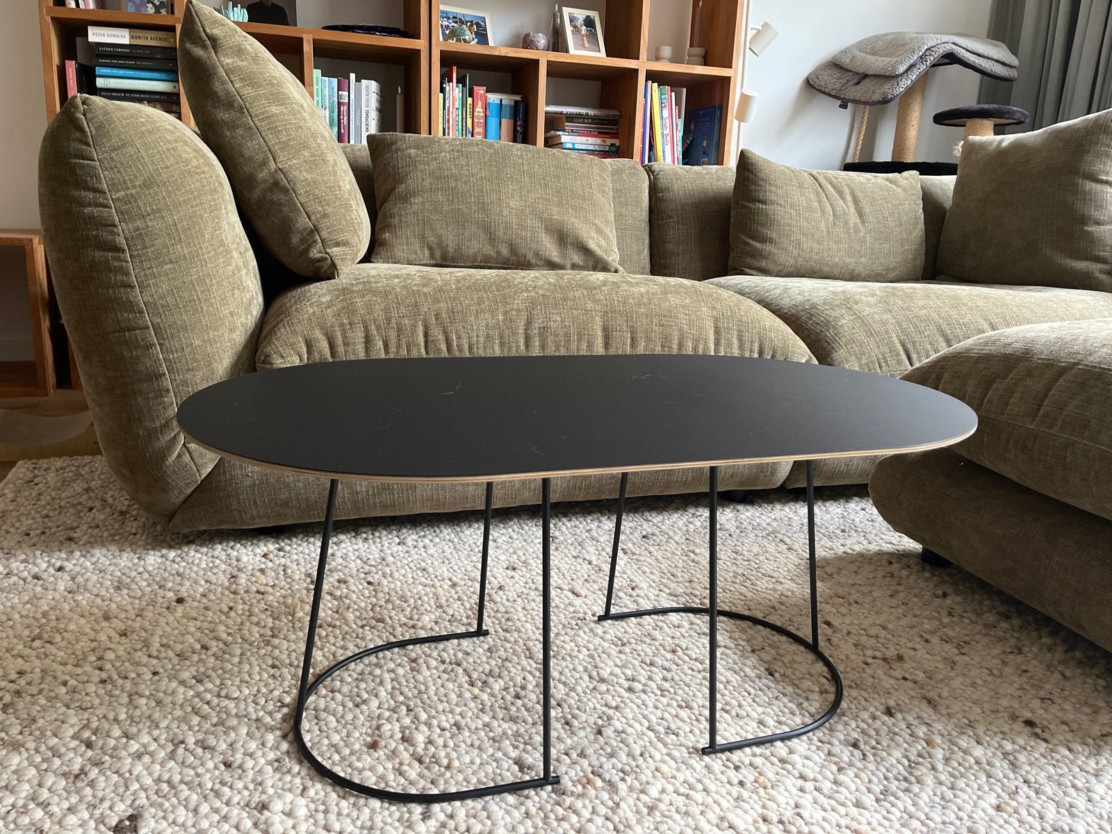 Muuto airy salontafel medium, Ophalen, 50 tot 100 cm, 50 tot 100 cm, Zo goed als nieuw