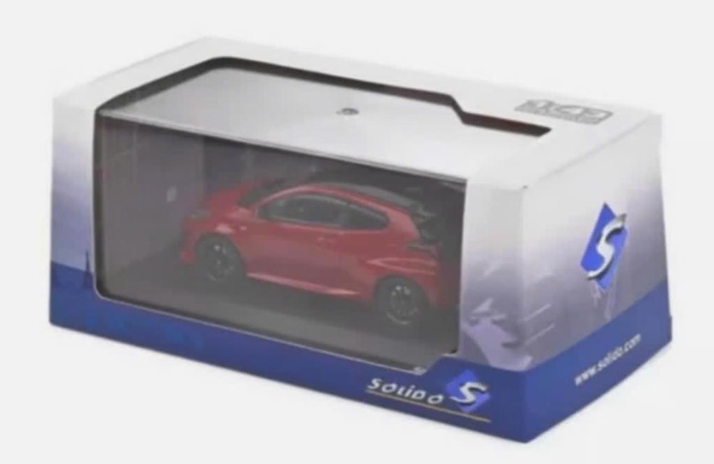 Toyota Yaris Gr Rood 2020 schaal 1/43 Solido Ref : S4311102, Verzenden, Nieuw, Auto, Solido