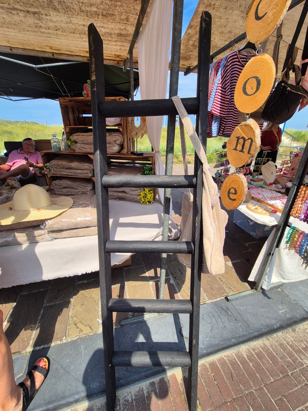 Decoratieve ladder, 1.80m hoog, Ophalen, Gebruikt, Ladder, Minder dan 2 meter