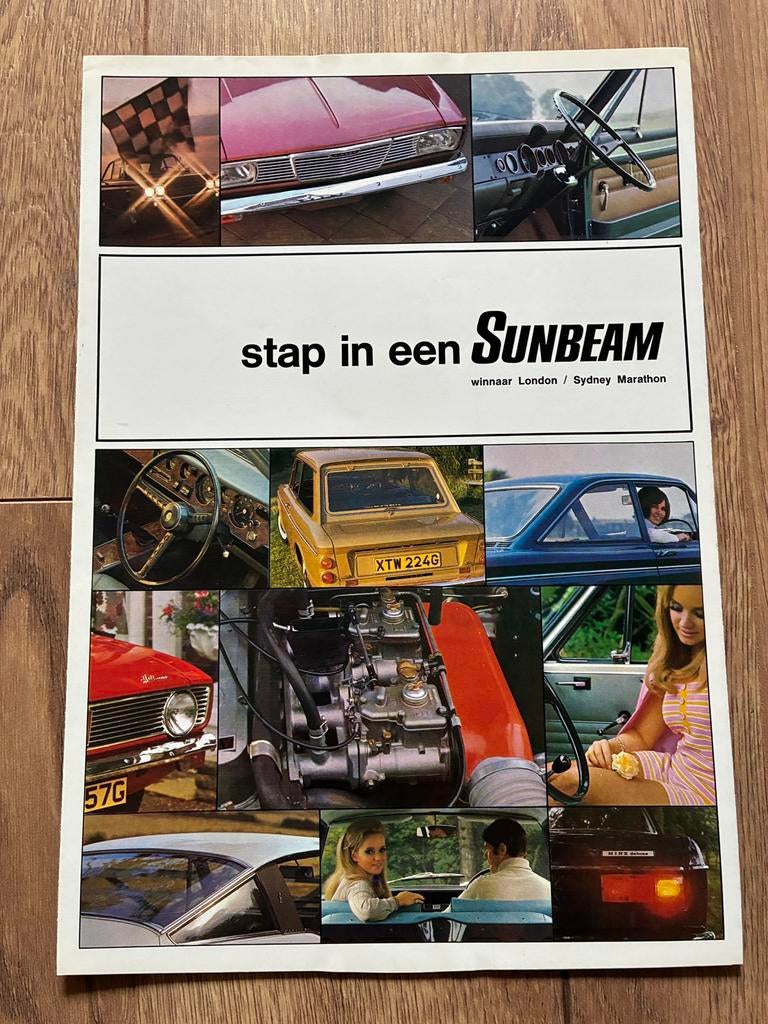 Sunbeam brochure, Ophalen of Verzenden, Zo goed als nieuw, Overige merken