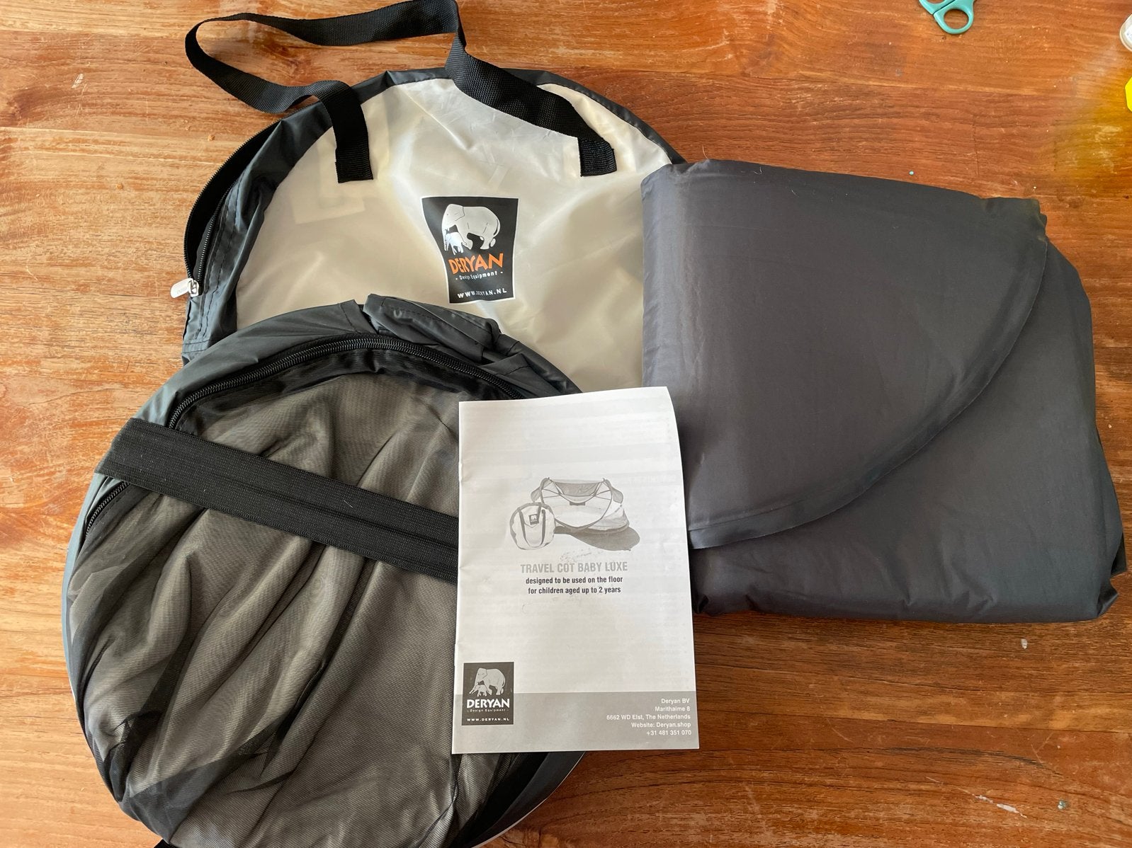 Deryan Travel Cot Baby Luxe - Reisbedje, Ophalen of Verzenden, Nieuw, Reisbedje