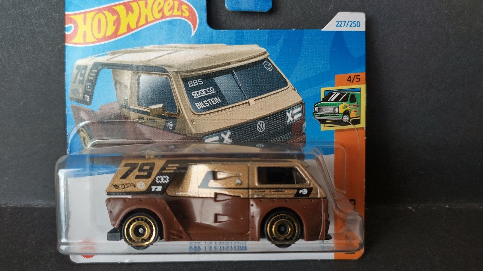 Volkswagen Vw T3 Custom 1:64 Hotwheels Pol, Auto, Verzenden, ., Nieuw