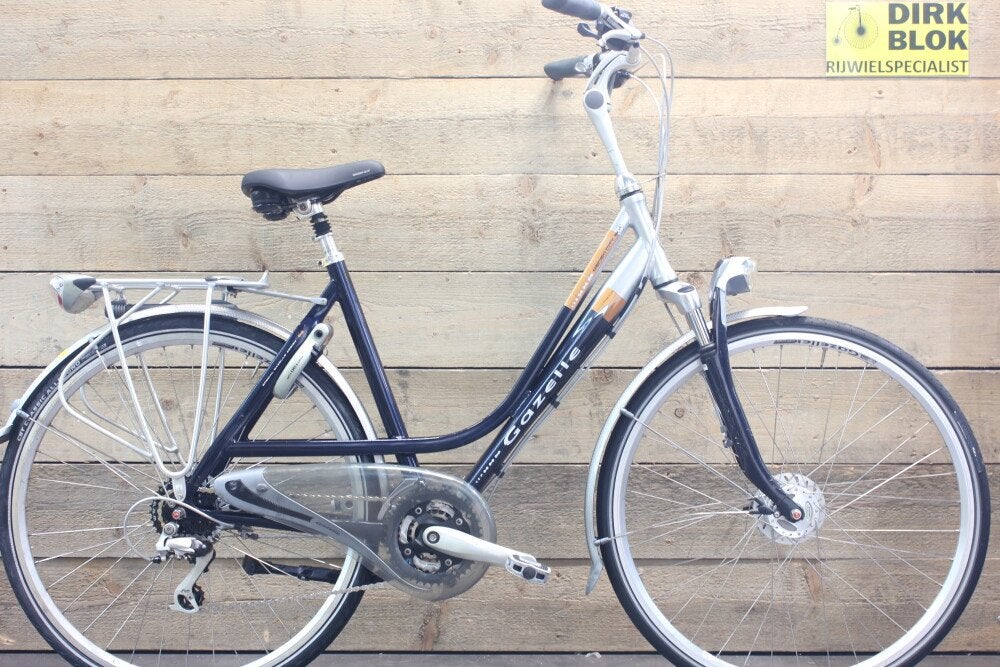 Gazelle Medeo City sporfiets 24v D53 blauw + 3 mnd garantie, Fietsen en Brommers, Niet ingevuld, Gebruikt, Niet ingevuld, Niet ingevuld